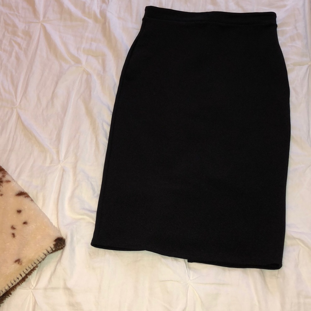 Long black skirt